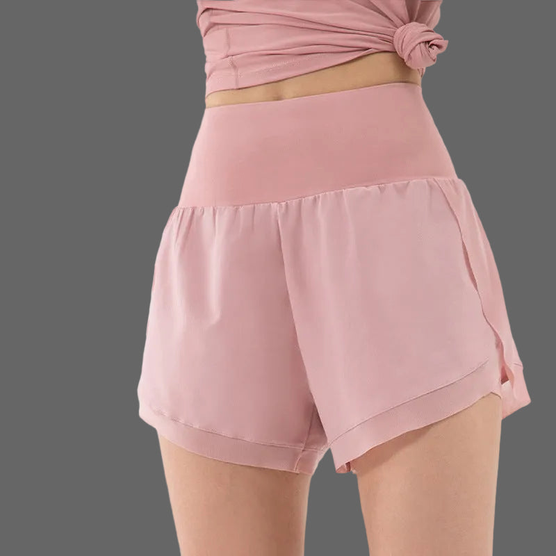 Elvira 2-i-1 Høj Talje Sportsshorts | Yoga og Fitness Shorts 1