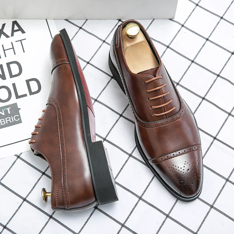 Felipe Classic Premium Oxford Shoes | Men's Leather Dress Shoes 2