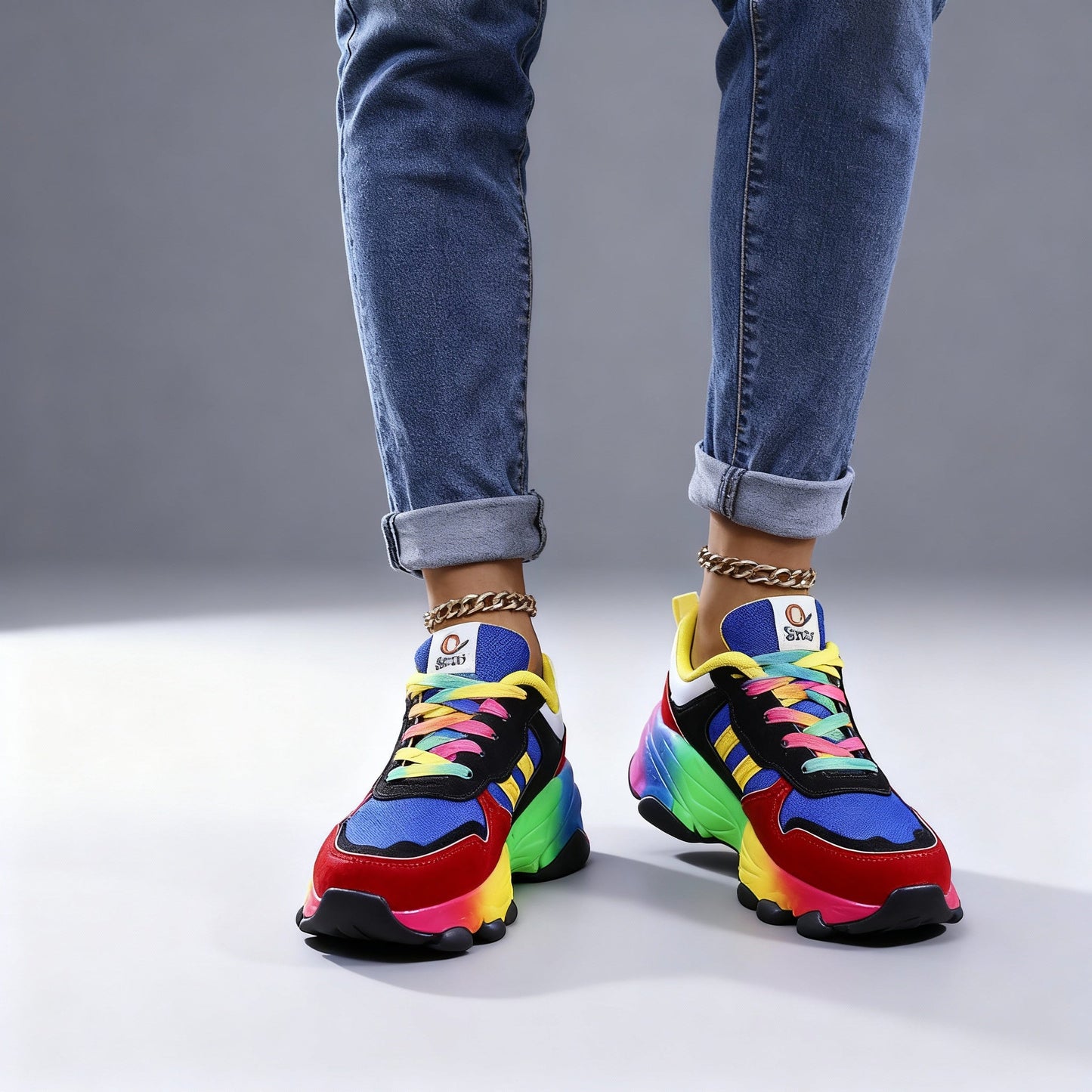 Flerfarvede Sneakers til Kvinder | Komfortable Sko 1