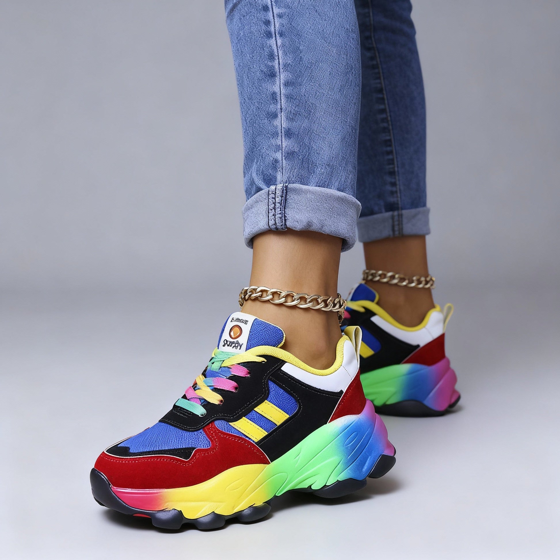 Flerfarvede Sneakers til Kvinder | Komfortable Sko 3