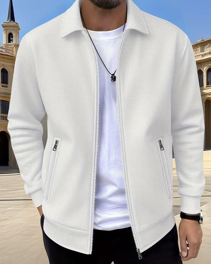 Gideon Classic Textured Athletic Jacket for Men 3