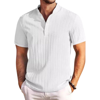 Henley T-shirt til mænd | Casual Poloshirt 3