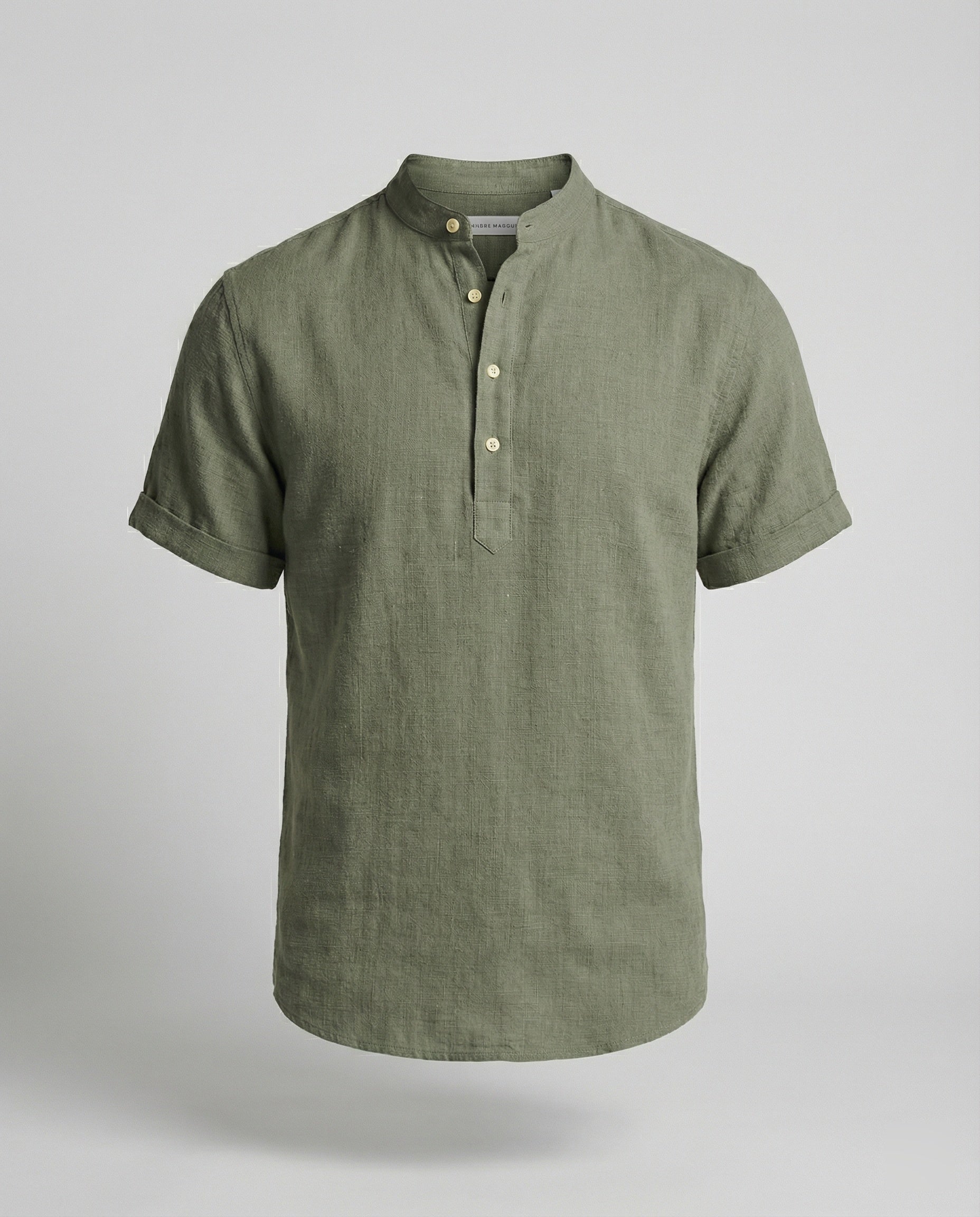 Herre Poloshirt V-hals | Kortærmet Casual Top 0