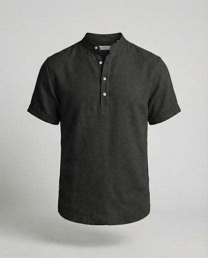 Herre Poloshirt V-hals | Kortærmet Casual Top 5