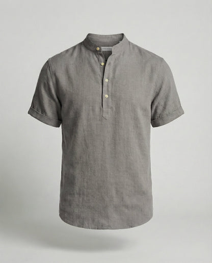 Herre Poloshirt V-hals | Kortærmet Casual Top 6