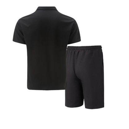 Herresæt | Poloshirt og Shorts med Lynlås 6