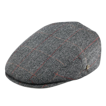 James | Classic Herringbone Stitch Flat Cap 0