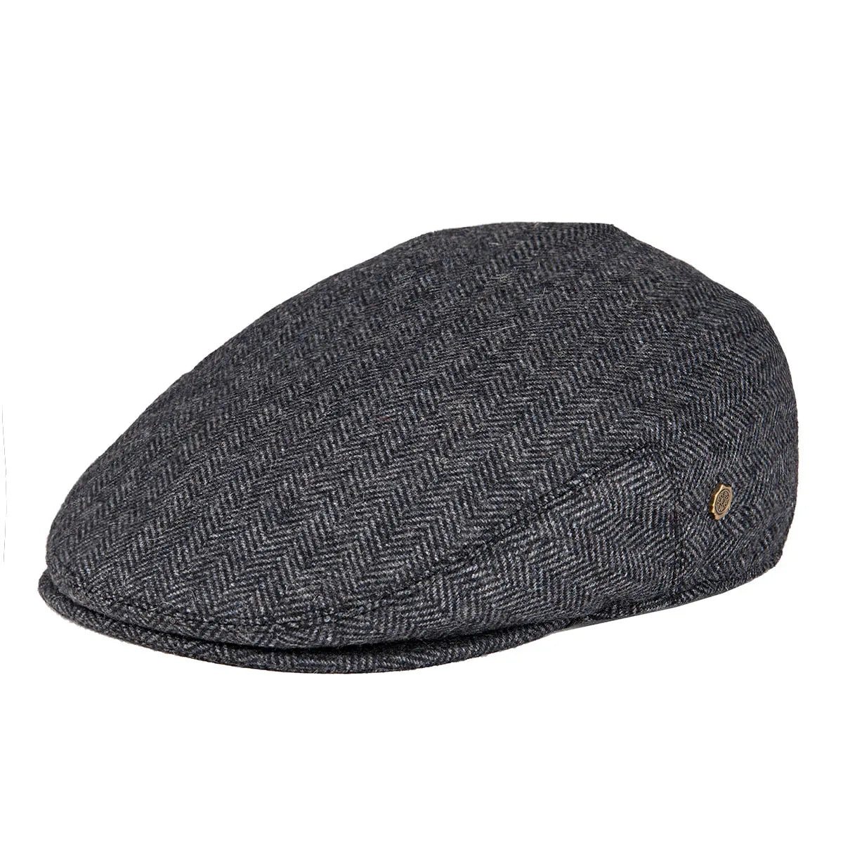 James | Classic Herringbone Stitch Flat Cap 1