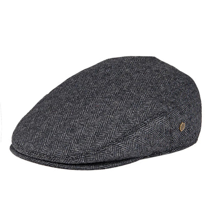 James | Classic Herringbone Stitch Flat Cap 1