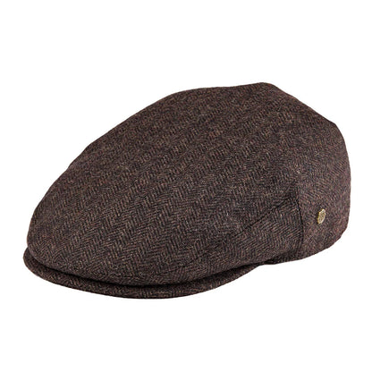 James | Classic Herringbone Stitch Flat Cap 4