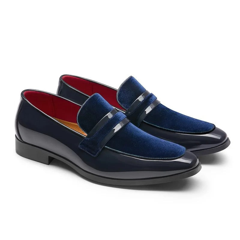 James | Men's Penny Loafers Italian Leather Slip-On 0