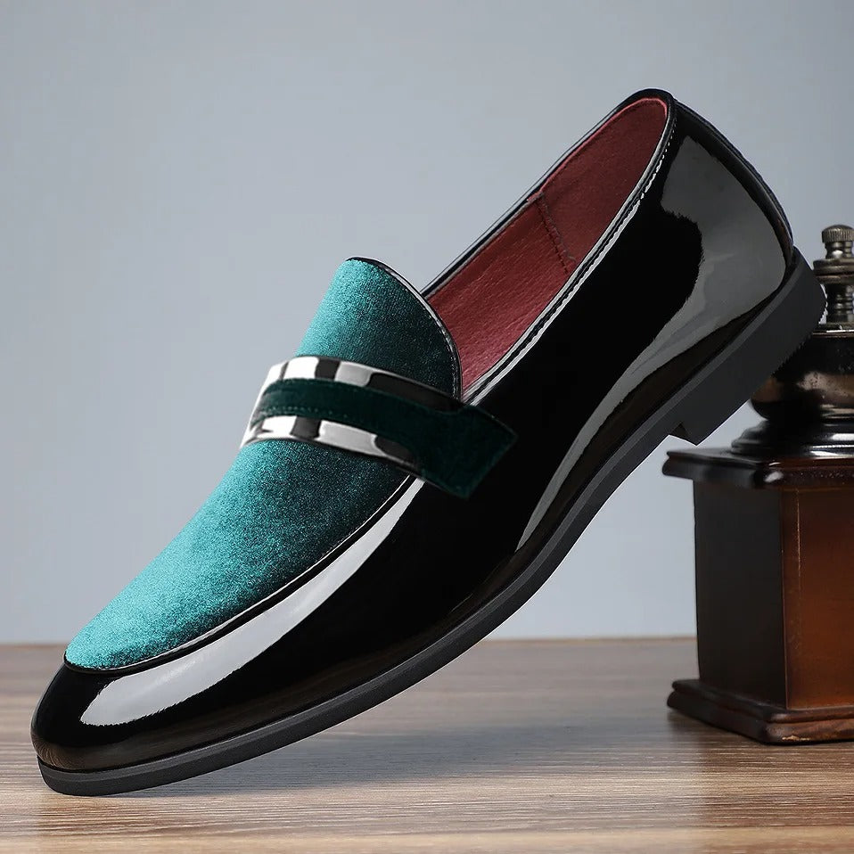 James | Men's Penny Loafers Italian Leather Slip-On 1