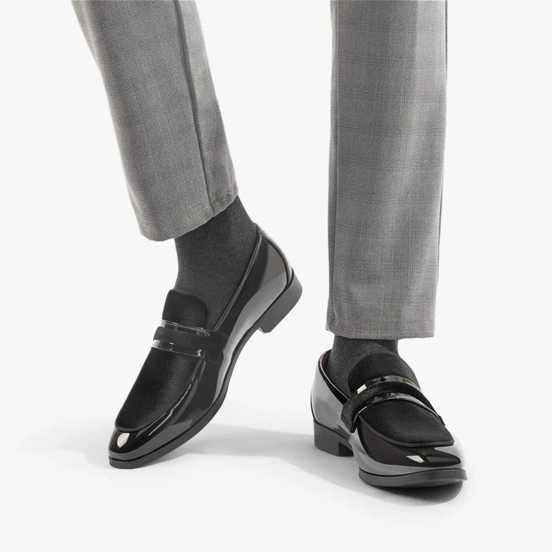 James | Men's Penny Loafers Italian Leather Slip-On 3