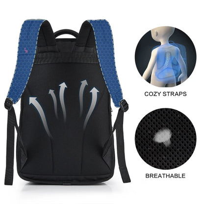 Laptop Rygsæk 15,6 Vandtæt Nylon 29L Casual Skuldertaske 3