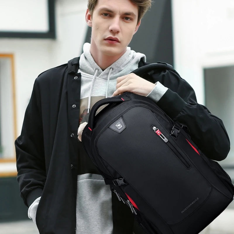 Laptop Rygsæk 15,6 Vandtæt Nylon 29L Casual Skuldertaske 5