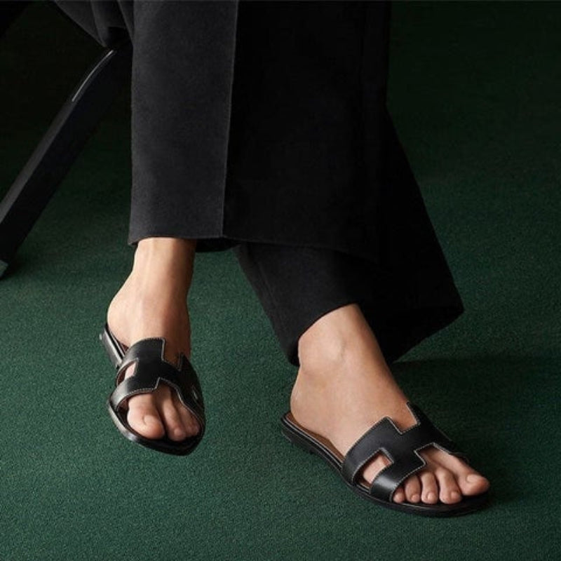 Margot | Flade Sandaler Dame med Skridsikker Sål 8