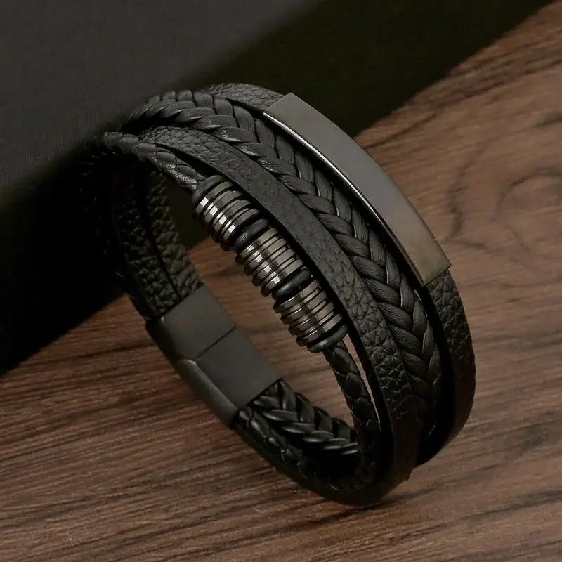 Men's Leather Bracelet | Casual and Formal Accessory 2