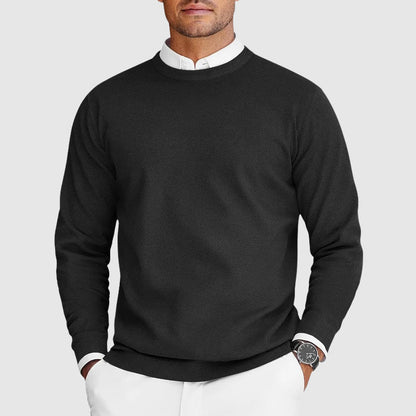 Men's Lightweight Knit Crew Neck Sweater | Casual Fashion Top 0