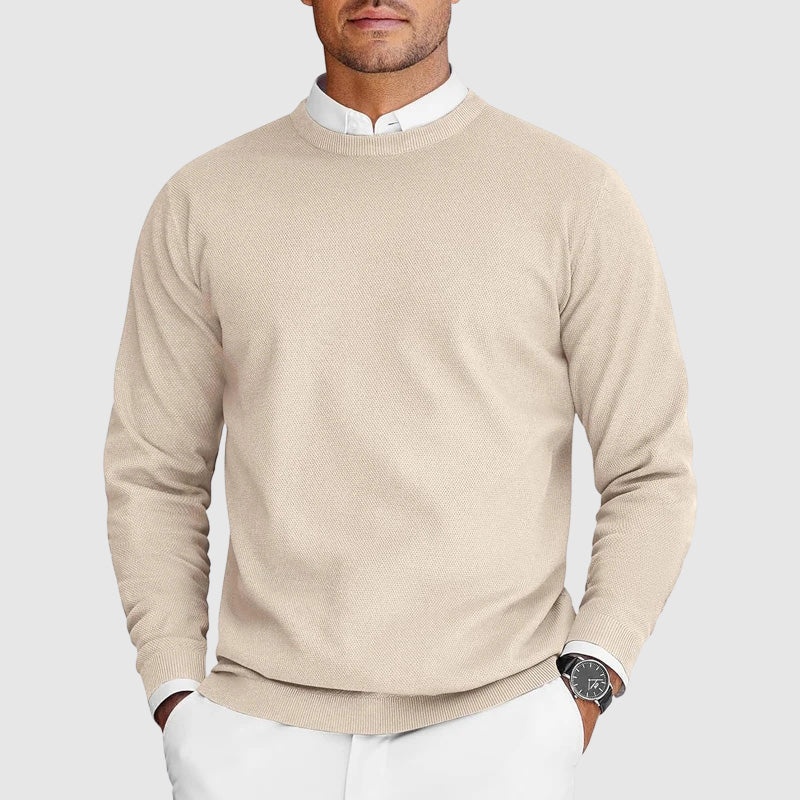 Men's Lightweight Knit Crew Neck Sweater | Casual Fashion Top 2