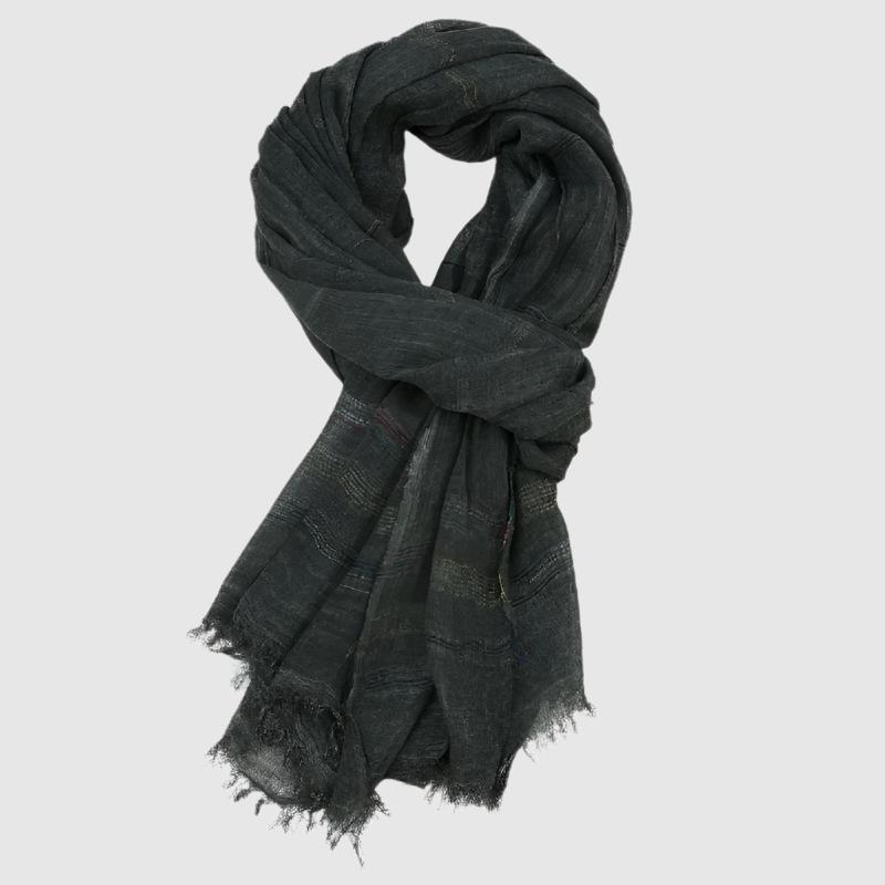 Monferrato Woven Scarf | Lightweight Cotton Blend Accessory 4