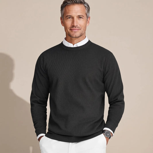 Nathan | Men's Slim-Fit Crew Neck Sweater 0