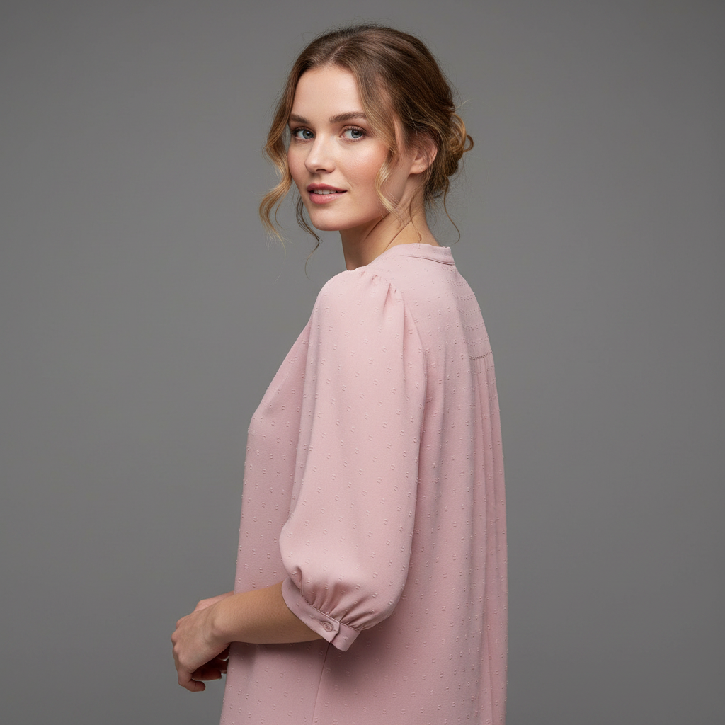 Patchwork Damebluse | Silkeblød og Åndbar Bluse