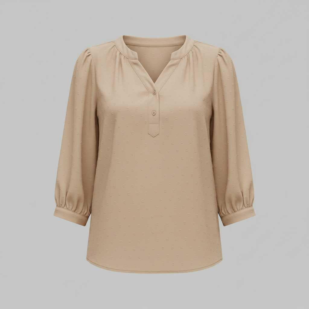 Patchwork Damebluse | Silkeblød og Åndbar Bluse