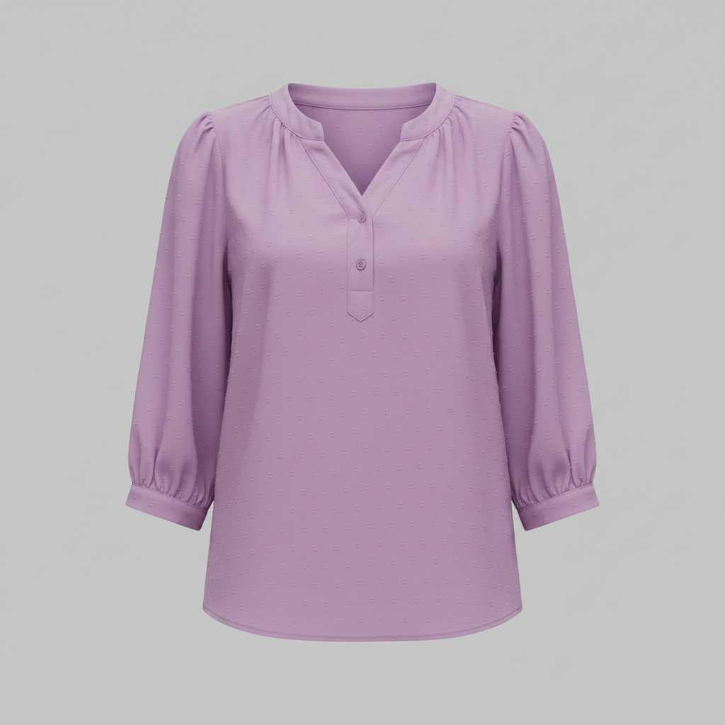 Patchwork Damebluse | Silkeblød og Åndbar Bluse