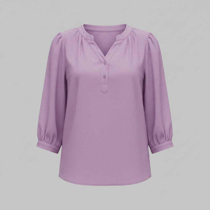 Patchwork Damebluse | Silkeblød og Åndbar Bluse