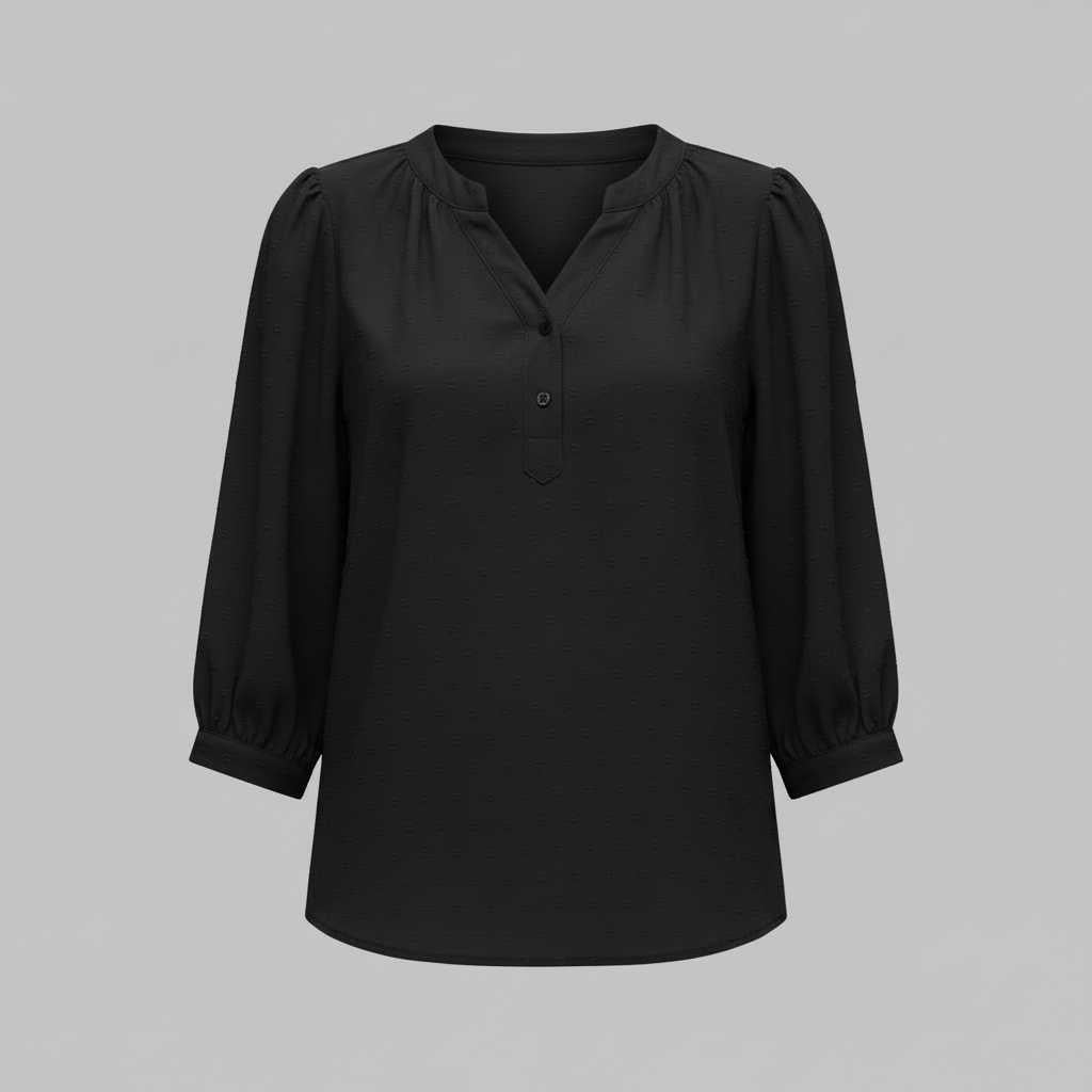 Patchwork Damebluse | Silkeblød og Åndbar Bluse