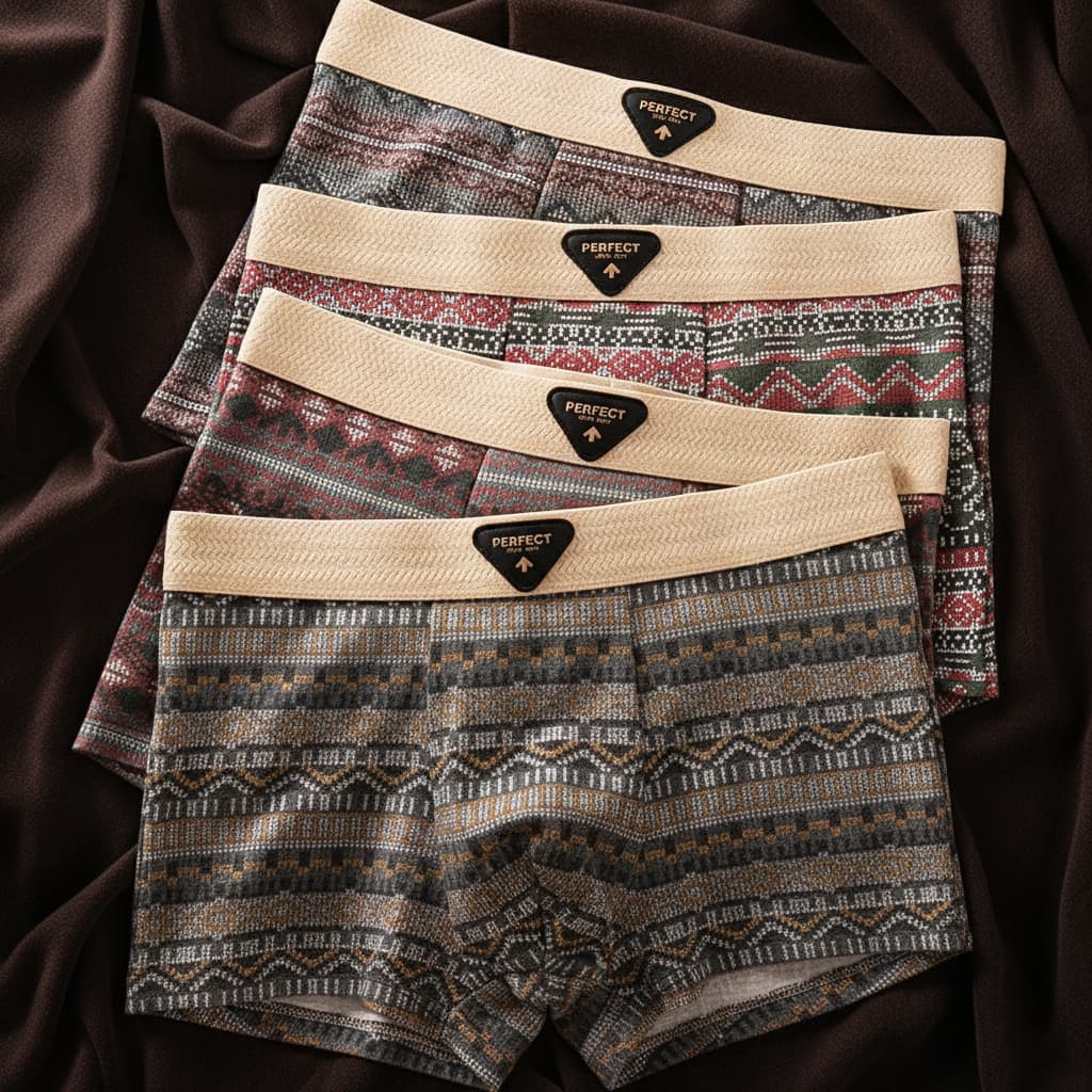 Porter Retro | Økologisk Herre Bokserbukser 0