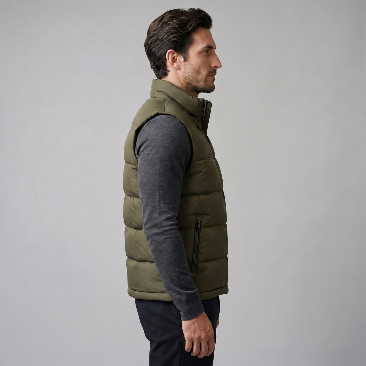 Quilted Padded Gilet | Men's Winter Casual Vest 2