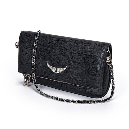 Ravenna | Elegant Clutch til Kvinder i Sort Syntetisk Læder 2