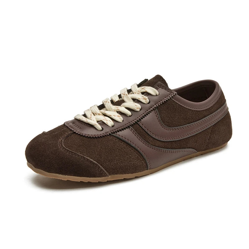 Retro Lædersneakers | Komfortable Hvide Sneakers til Dame 3