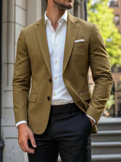Scott | Men's Casual Standard Fit Single-Breasted Jacket 0