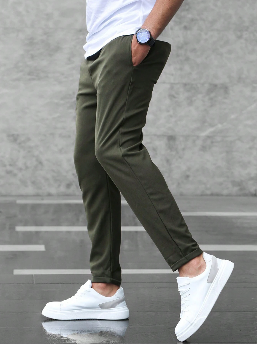 Stretchbukser Mænd | Slim Fit Komfortable Chinobukser 3