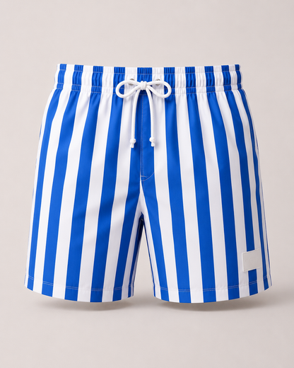 Stribede Badeshorts Mænd | Letvægts Badebukser til Mænd 1