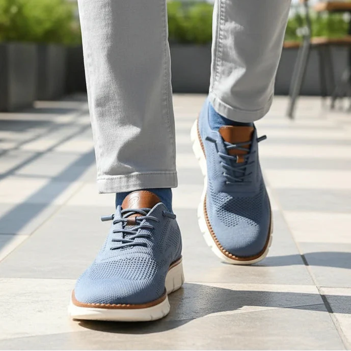 Strikkede Sneakers Herre | Casual Sko 1