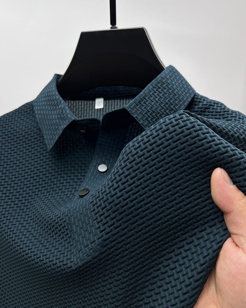 Struktureret Poloshirt | Kortærmet Herremode 10