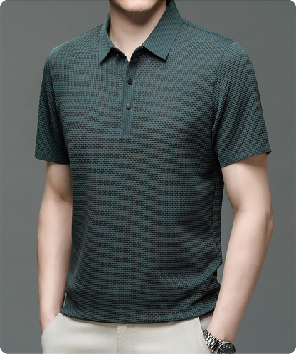 Struktureret Poloshirt | Kortærmet Herremode 7