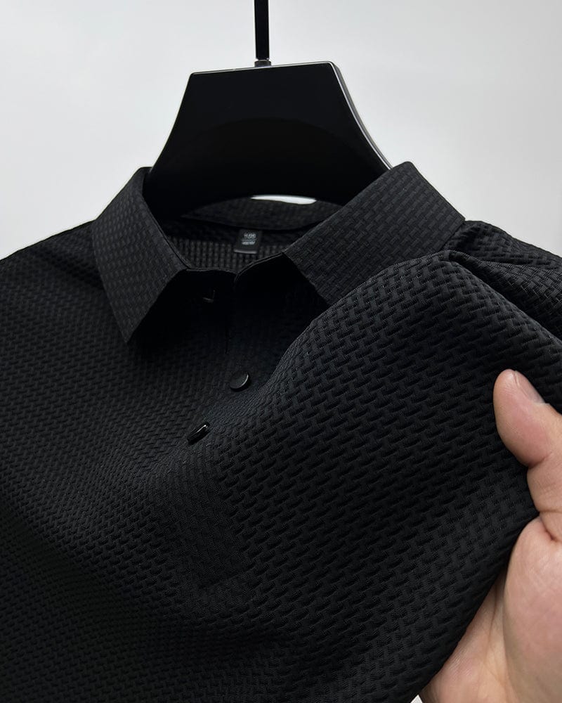 Struktureret Poloshirt | Kortærmet Herremode 9