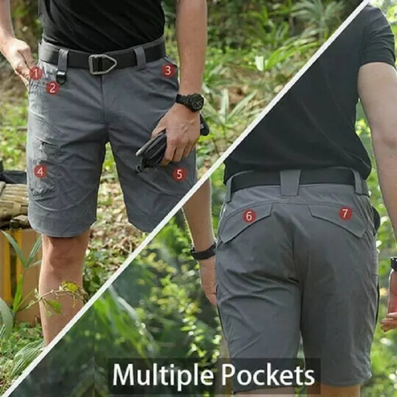 Taktiske Cargo Shorts | Vandafvisende Udendørs Shorts til Mænd 3