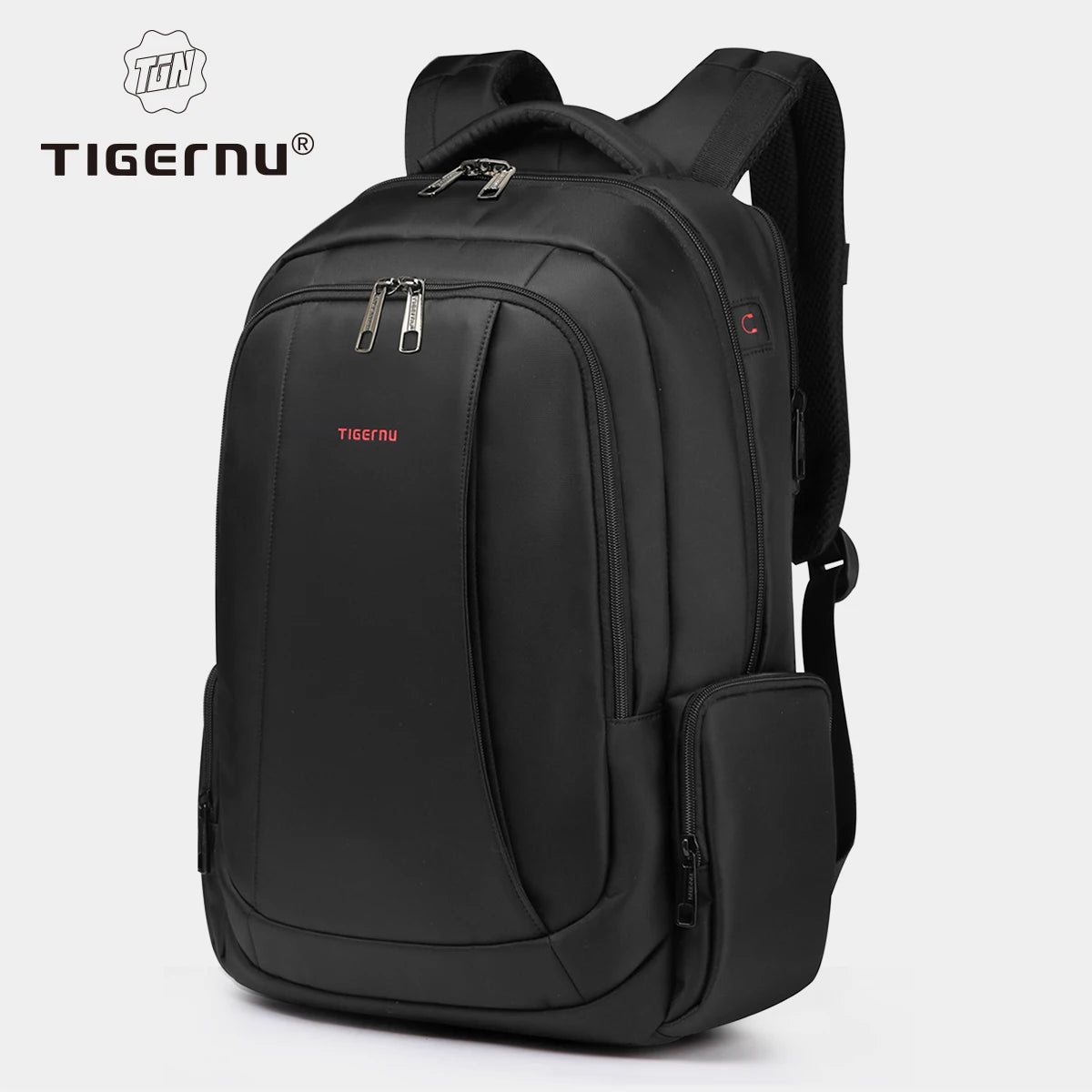 Tigernu Herre Laptop Rygsæk 14-17,3'' Vandtæt Rejse- og Skolerucksack 0