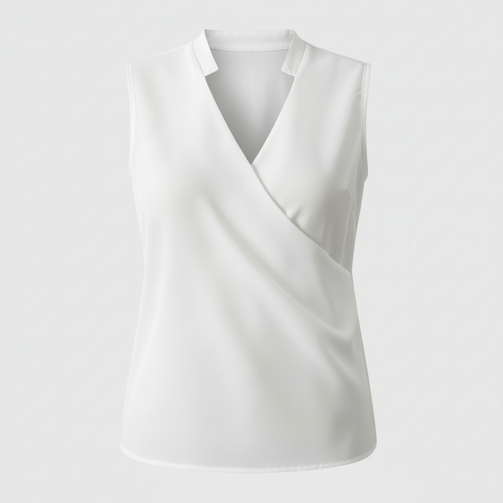 V-hals Top | Sommer Top til Damer 0