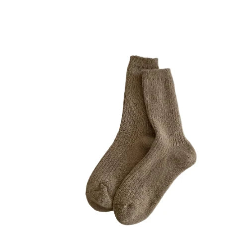 Women's Fluffy Socks | Cozy Crew Socks for Autumn Winter 0