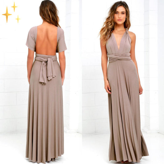 a-Lot Multiway Wrap Dress | Slå Om Kjole Med 50 Styles 0